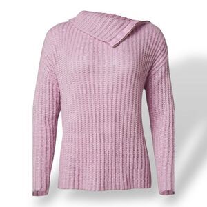 NWOT Venus Pink Metallic Sweater Sz S